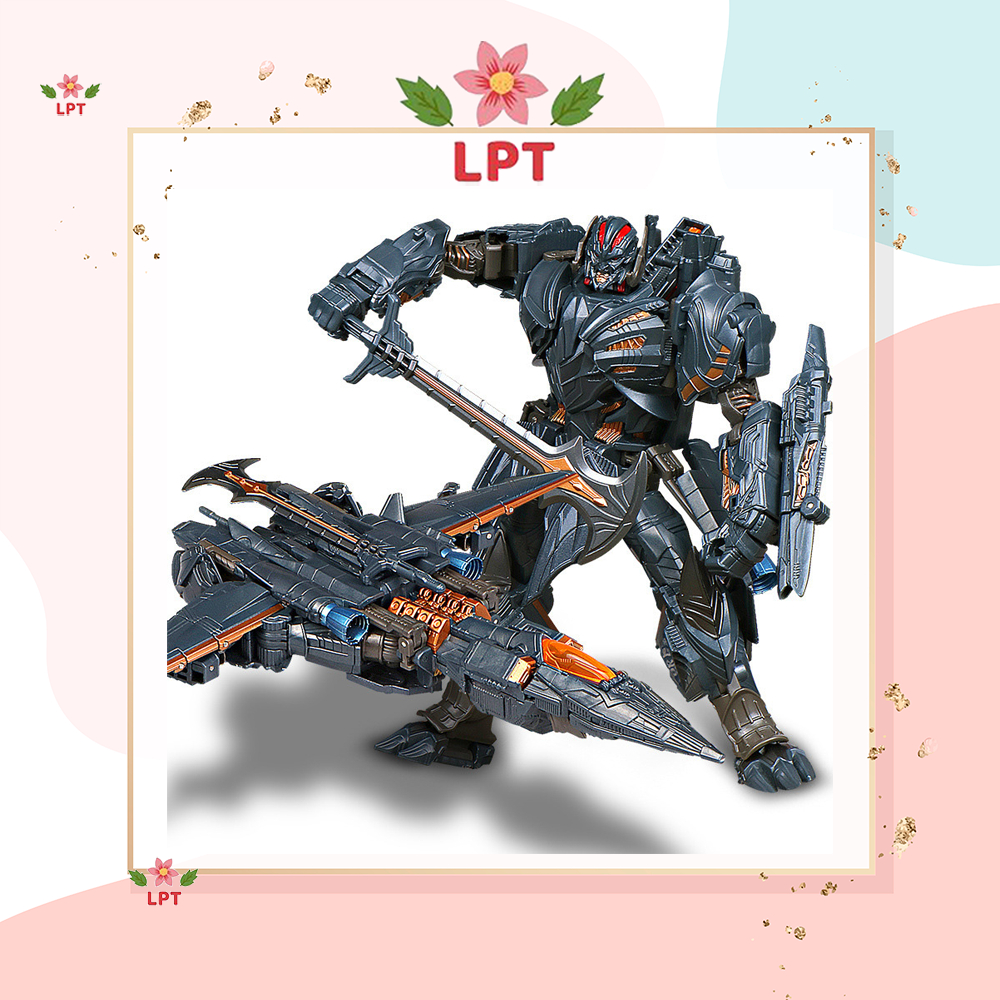 ⭐ROBOT ĐỒ CHƠI BIẾN HÌNH PHI CƠ TRANSFORMER MẪU MEGATRON 601B TRONG PHIM THE LAST KNIGHT GIÚP TĂNG K