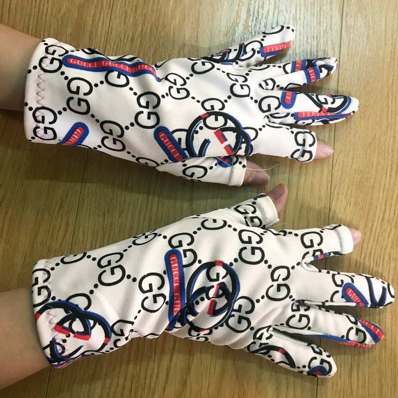 Găng tay đi nắng loại vải dày mịn