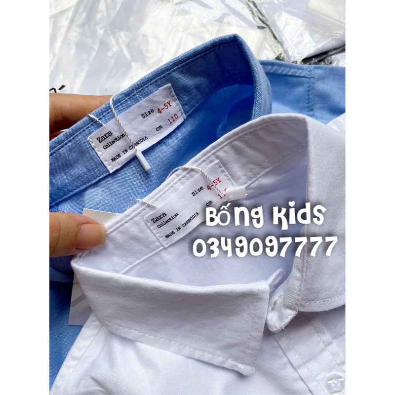 Áo Sơ Mi Bé Trai Basic Túi Ngực