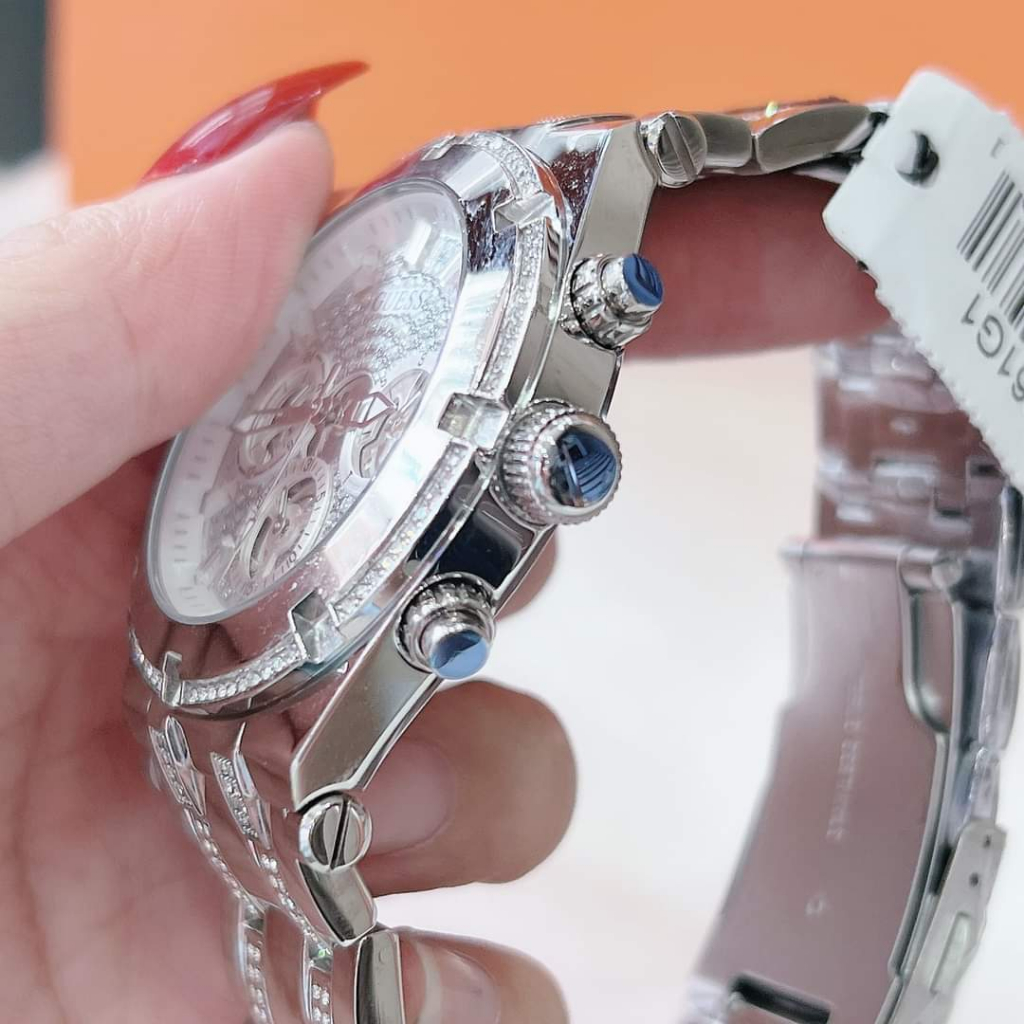 Đồng Hồ Nam Guess GW0261G1 Dây Thép, Size 44mm