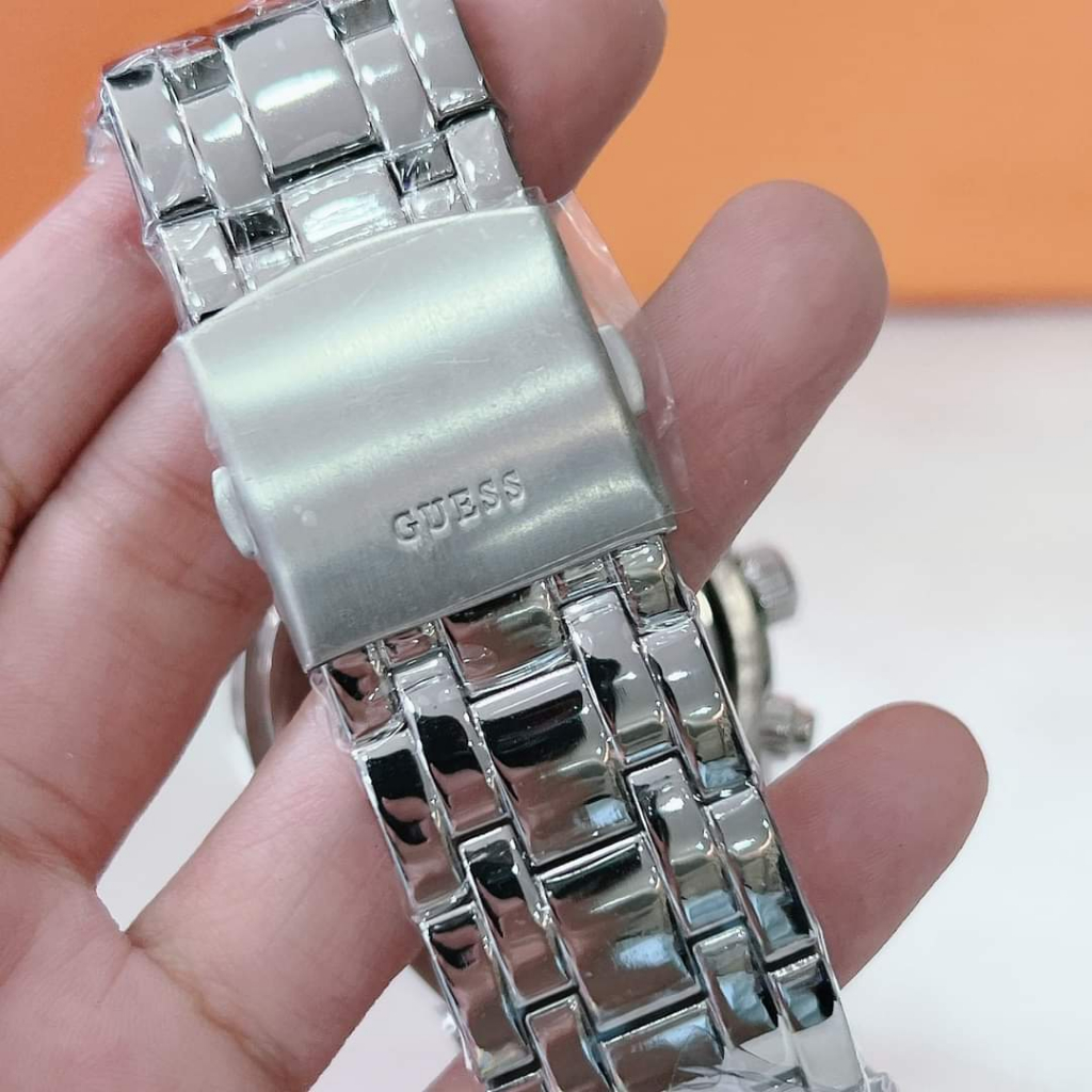 Đồng Hồ Nam Guess GW0261G1 Dây Thép, Size 44mm