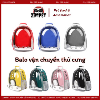 Balo Trong Suốt Vận Chuyển Chó Mèo (tặng kèm thảm lót) - Sỉ SLL