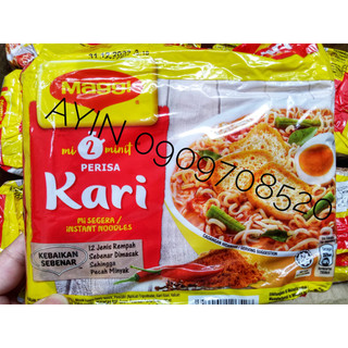 Mì gói maggi vị kari malaysia lốc 5 gói