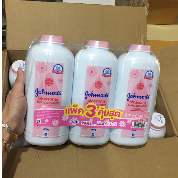 Phấn thơm johnson's baby 100gr thái lan chính hãng