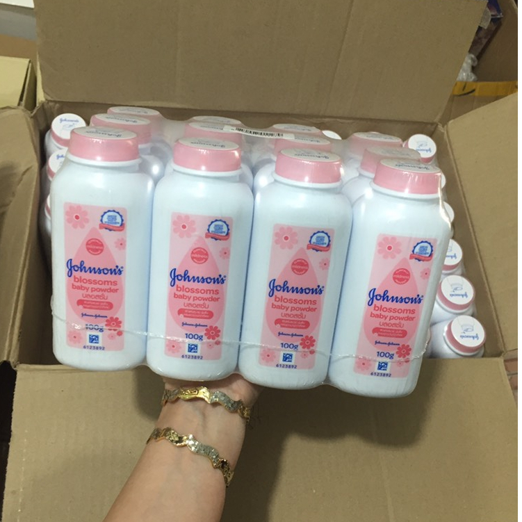 Phấn thơm johnson's baby 100gr thái lan chính hãng
