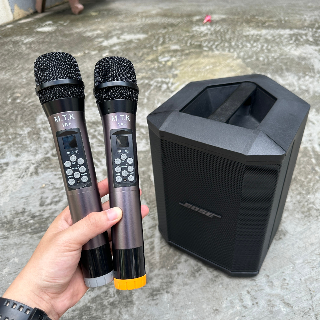 COMBO Loa BO.SE S1 pro 150W Mixer 3 Kênh, Bluetooth, AUX, Hệ Thống PA All-In-One - Micro Không Dây AK95