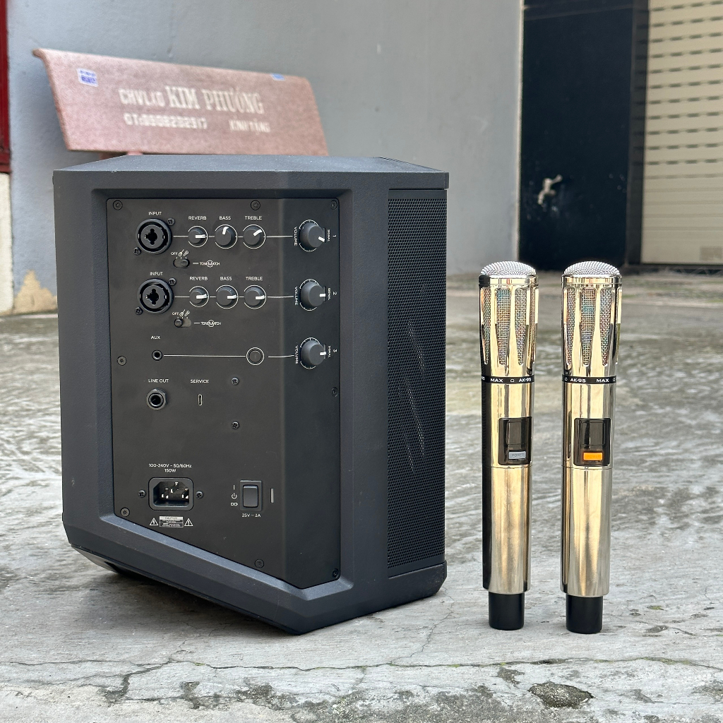 COMBO Loa BO.SE S1 pro 150W Mixer 3 Kênh, Bluetooth, AUX, Hệ Thống PA All-In-One - Micro Không Dây AK95