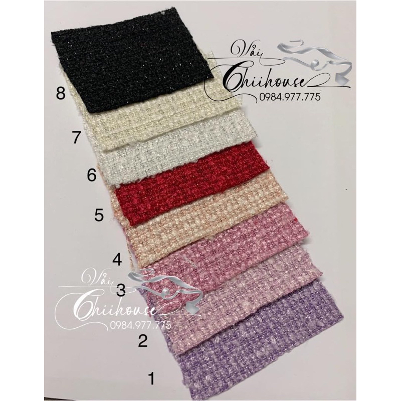 Dạ tweed cao cấp