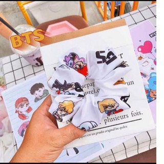 Cột tóc Vải Scrunchies