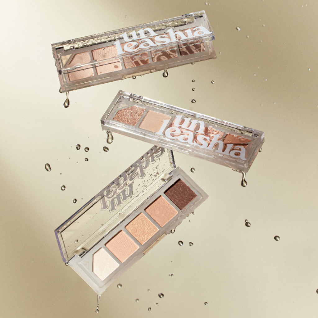 Bảng Mắt Unleashia 5 Ô Mood Shower Eye Palette 3.7g Thuần Chay Bám Màu Tốt Lên Màu Đẹp