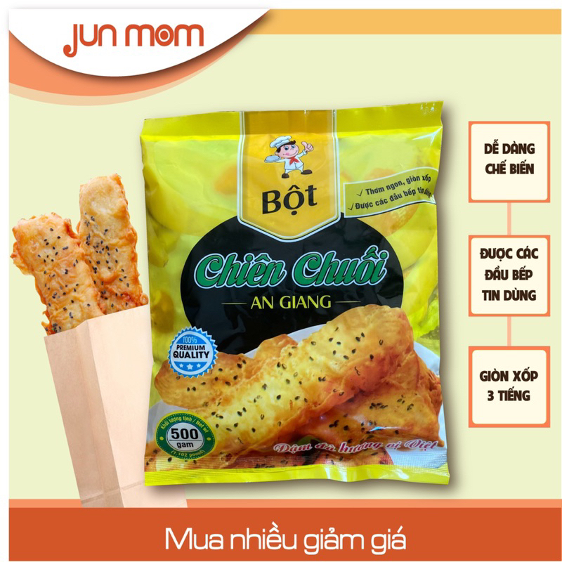 BỘT CHIÊN BÁNH CHUỐI CHUẨN AN GIANG THƠM, GIÒN 3 TIẾNG