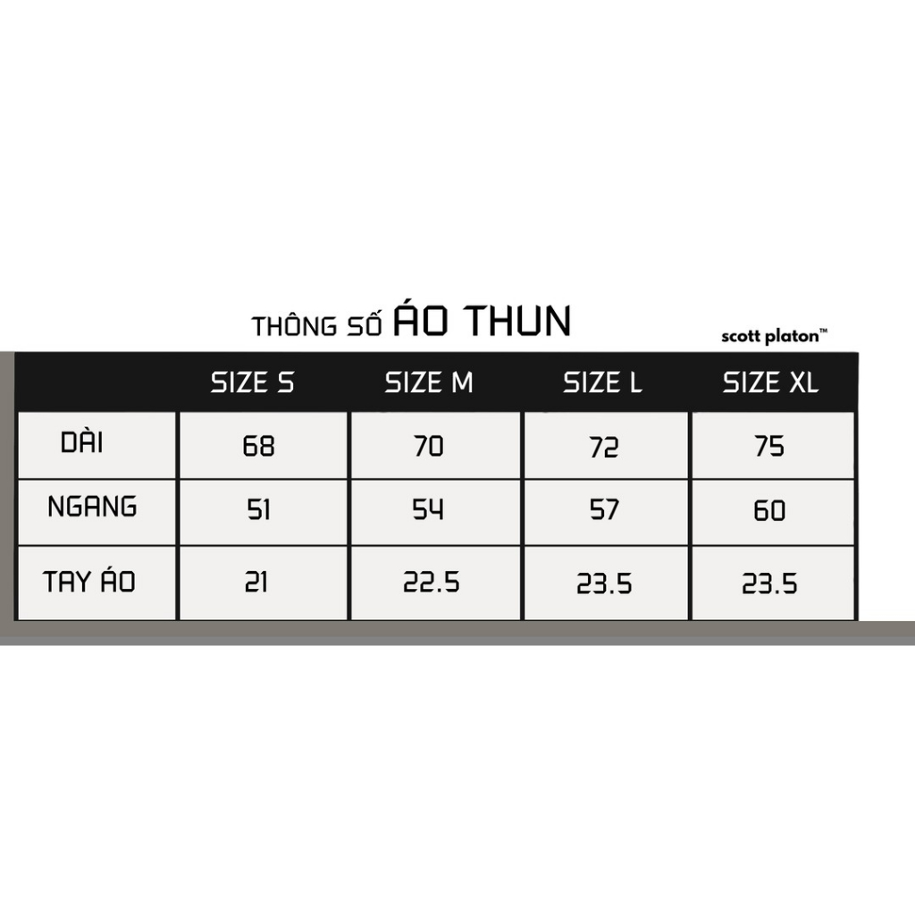 Scott Platon Áo thun Drama cat - Chất liệu cotton dày dặn đứng form