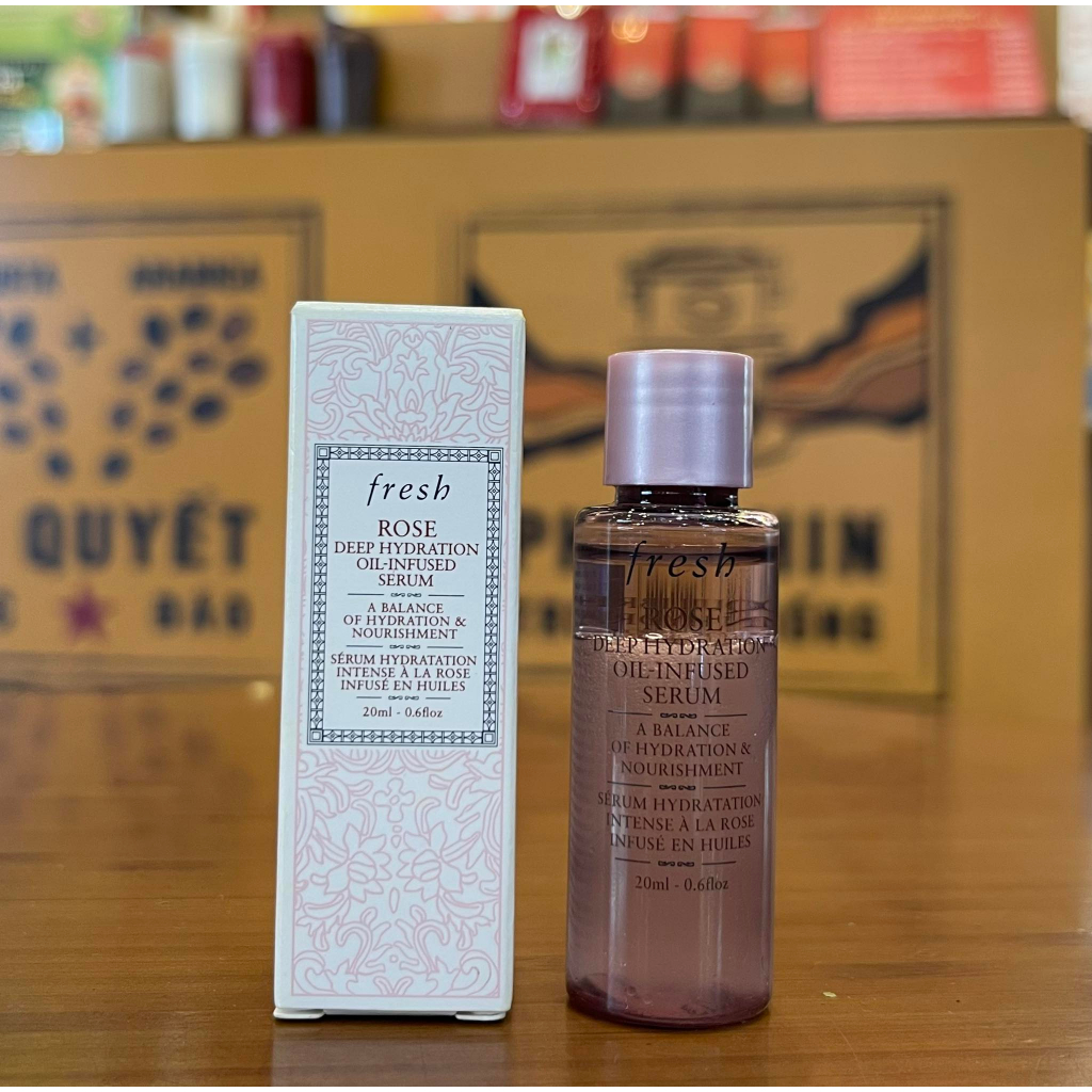 Tinh chất Cấp Nước FRESH Rose Deep Hydration Oil-Infused Serum 20ml
