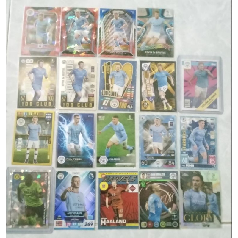 Thẻ insert cầu thủ Manchester City