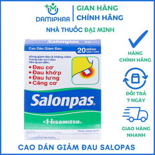 Cao dán salonpas hộp 40 miếng