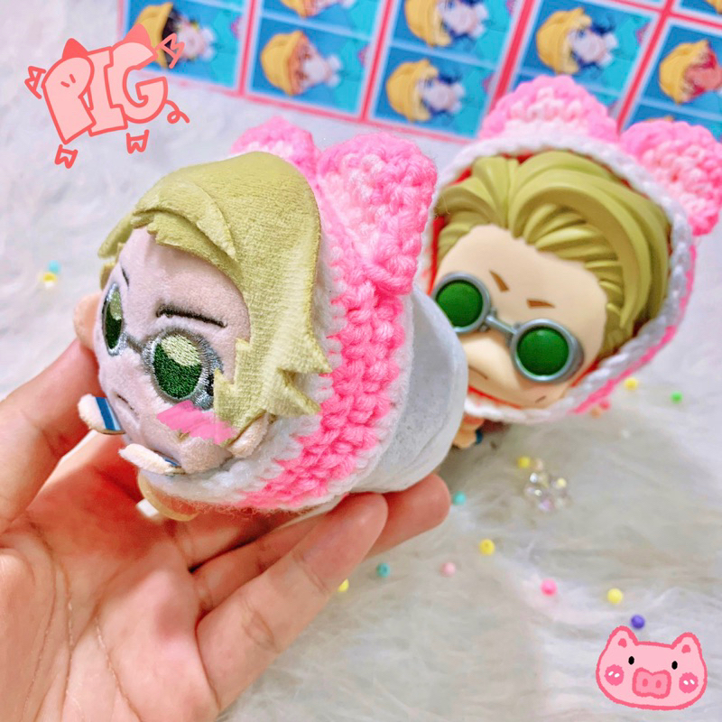 Vòng tay Len handmade Mèo hồng | Outfit Mochi, Noru, Lookup Anime | Phụ kiện Trang trí Len handmade động vật