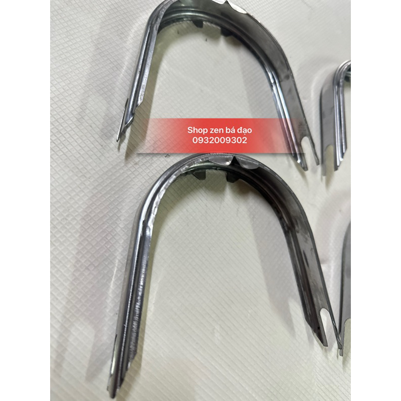 Nẹp bửng chữ U inox cho xe Cub