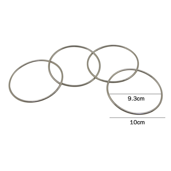 Ảo thuật 4 vòng ninja ring nhỏ vòng sắt tròn chuẩn dễ xuyên nhau không vướng