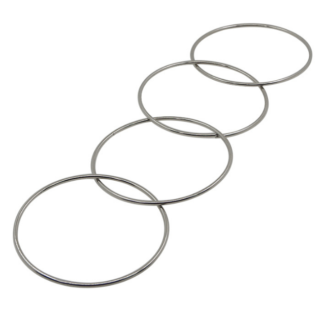 Ảo thuật 4 vòng ninja ring nhỏ vòng sắt tròn chuẩn dễ xuyên nhau không vướng