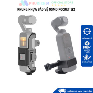 Khung kẹp máy quay Dji Osmo Pocket  1 2 3 để gắn nhiều phụ kiện Gopro Actioncam