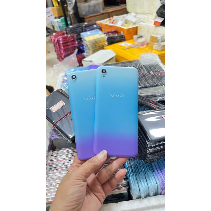 Vỏ Vivo Y1s Chung y91c màu trắng tím