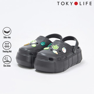 Dép sục đế cao TOKYOLIFE siêu nhẹ chất liệu nhựa cao cấp siêu nhẹ an toàn không mùi C9SLI005M