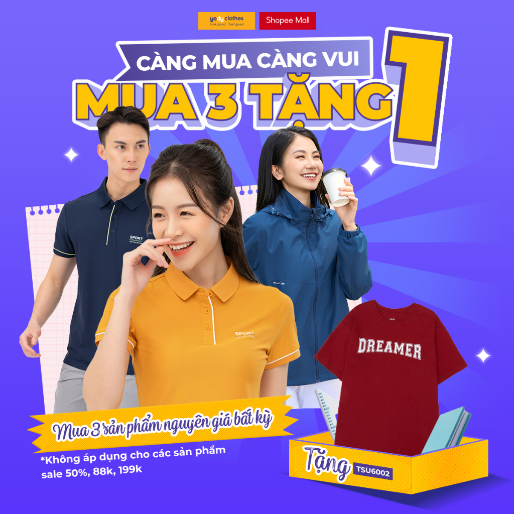 [SALE ĐẾN 50%] Áo thun phông trẻ em phối bo YODY chất mềm mịn thoáng khí kiểu dáng năng động APK5177