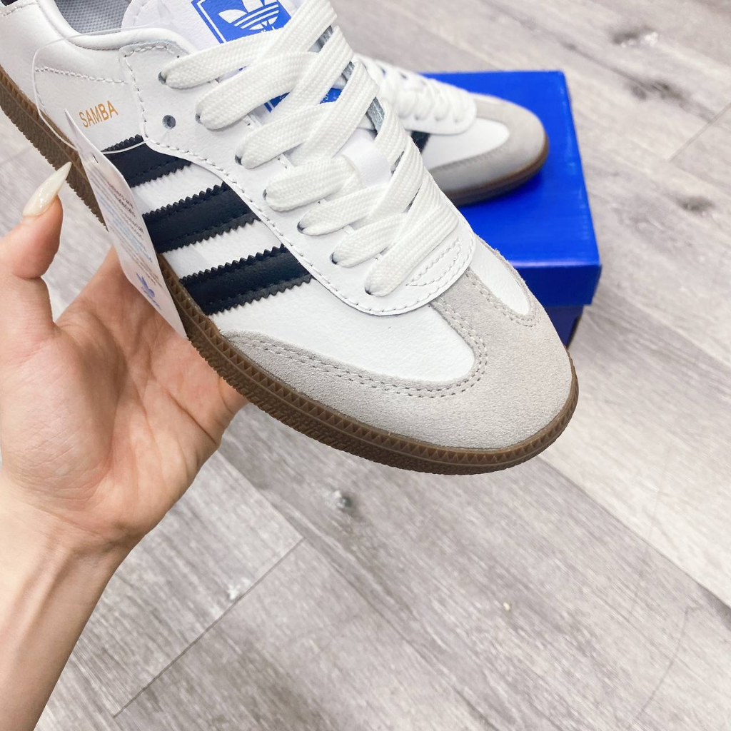 Giày thể thao adidas Samba Classic Run White/Black 772109 Men s hottrend 2022