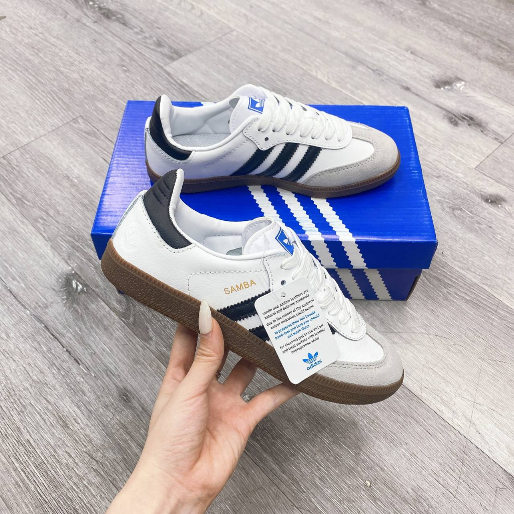 Giày thể thao adidas Samba Classic Run White/Black 772109 Men s hottrend 2022
