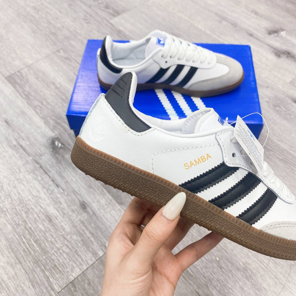 Giày thể thao adidas Samba Classic Run White/Black 772109 Men s hottrend 2022