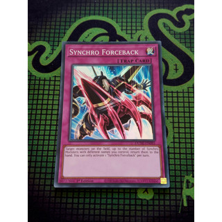 Thẻ bài yugioh trap synchro forceback - dune-en085 - super