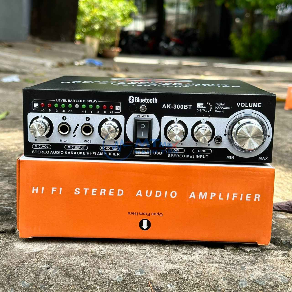 Combo 4 Loa treo tường Nghe Nhạc 151 và Amply AK300, dành cho quán cà phê, sân vườn, spa, trường học, công xưởng.