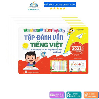 Sách - combo sỉ 10 cuốn tập đánh vần tiếng việt phiên bản 2023 - quét mã qr