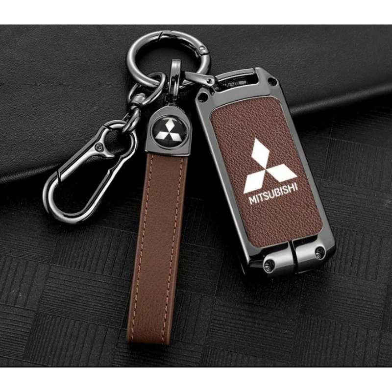 Ốp chìa khóa hợp kim cao cấp Mitsubishi Xpander, Outlander, Attrage, Mirage, Triton, Lancer