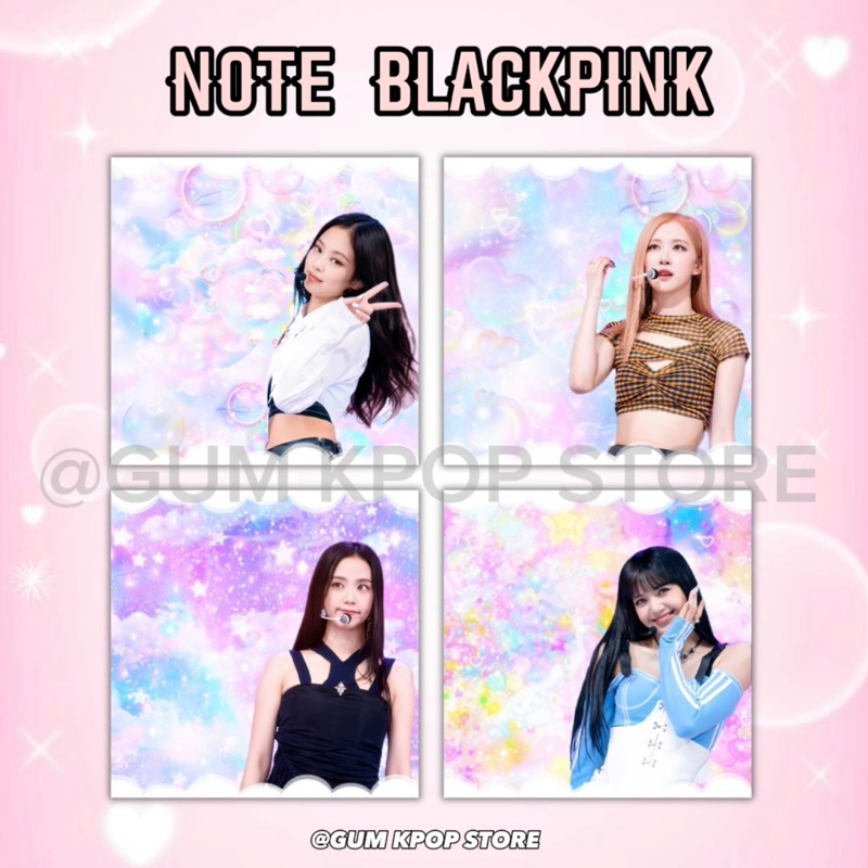 GIẤY NOTE BLACKPINK MẪU HÀN  - GUM KPOP STORE