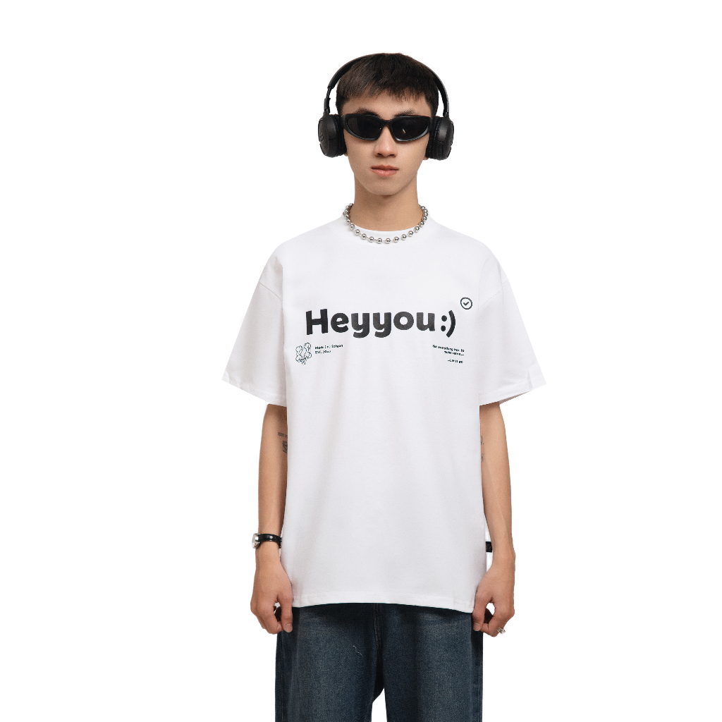 Áo thun Heyyou! Basic Apparel White