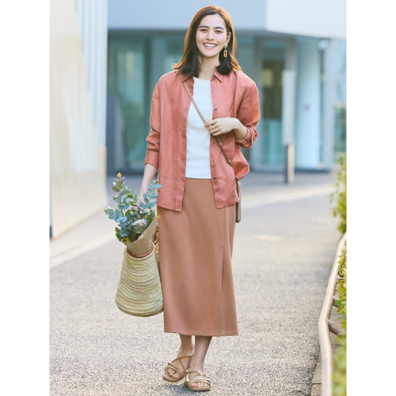 Chân váy Rayon Uni qlo co giãn