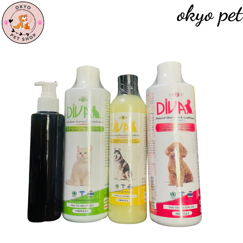 Sữa tắm Diva chuyên dụng cho Spa- Sữa tắm cho chó thơm-mềm- mượt- an toàn số 1