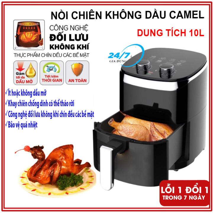 Nồi chiên không dầu CAMEL 10L chính hãng giá tốt