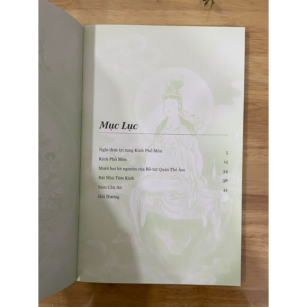 Sách - Kinh Phổ Môn - HT Thích Trí Tinh - Bìa xanh