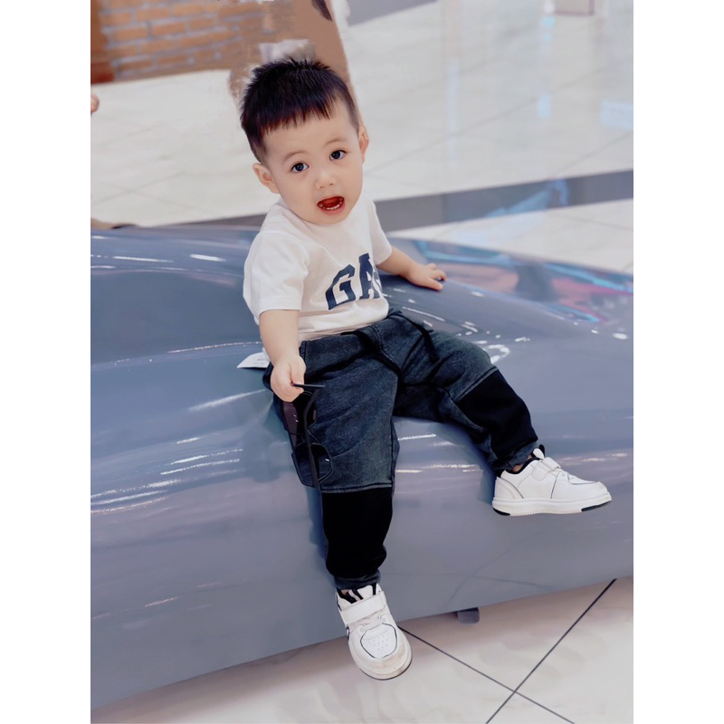 Set 2 quần giả bò Za.ra siêu đẹp cho bé trai size từ 12-24 cân