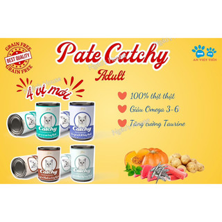 Pate 5Plus Catchy lon 400g cho mèo