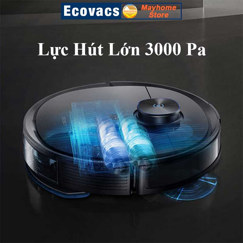 Robot hút bụi lau nhà Ecovacs Deebot T9 AIVI Plus, Bản Nội Địa Trung Sử Dụng Được App Ecovacs Home.