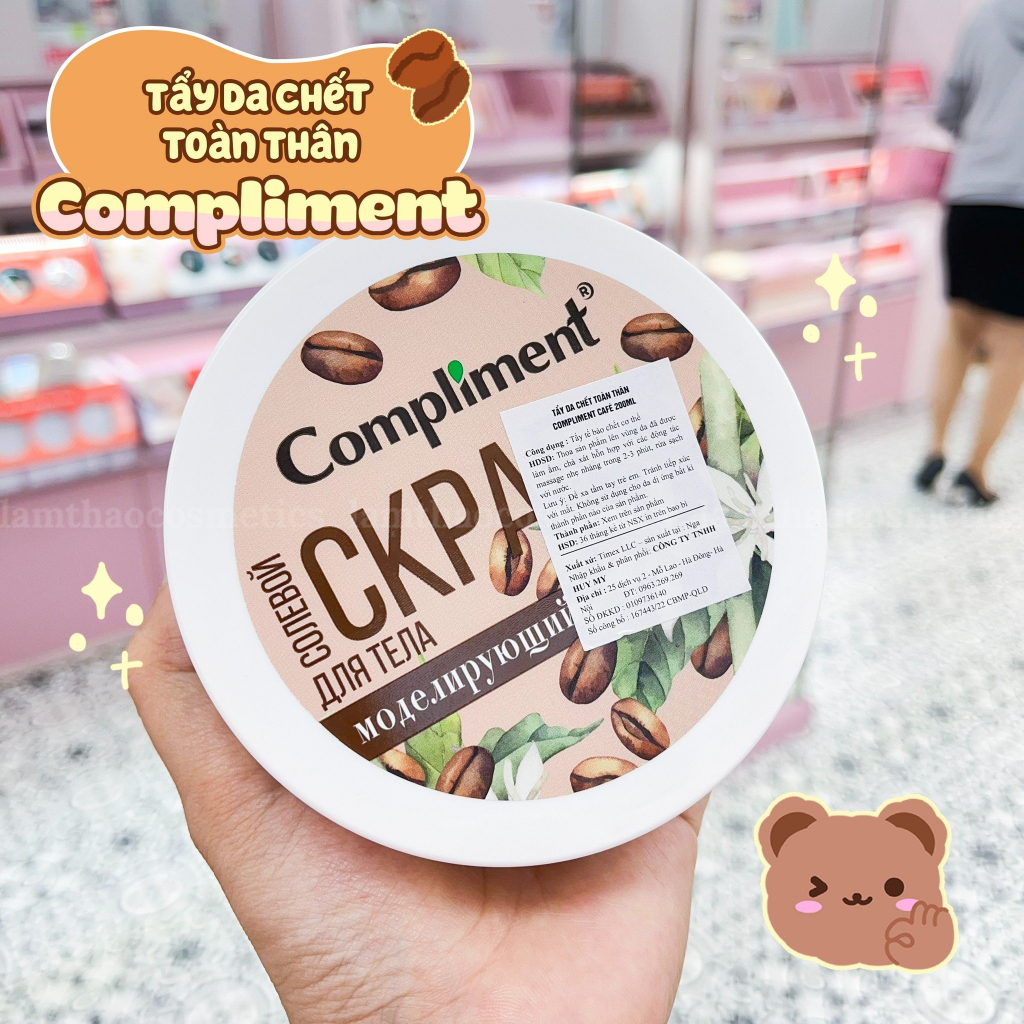 Tẩy Da Chết Toàn Thân Compliment CaFé 200ml