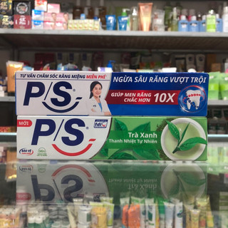 Kem Đánh Răng P/S Ngừa Sâu Răng Vượt Trội, Trà Xanh 100g