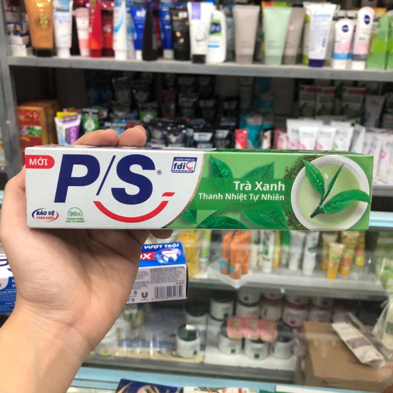 Kem Đánh Răng P/S Ngừa Sâu Răng Vượt Trội, Trà Xanh 100g