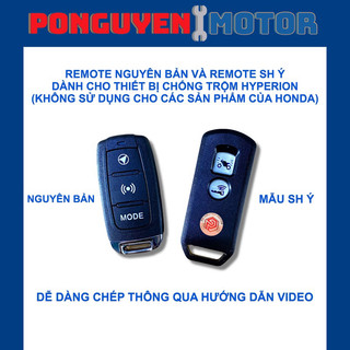Remote cho chống trộm Hyperion và Hyperion smartkey
