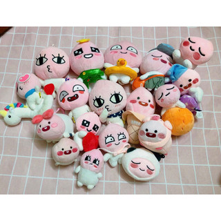 [Apeach Kakao friends] gấu bông đào mini nhí/ móc khoá/ bóp ví chính hãng