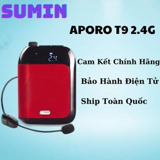 Máy trợ giảng Aporo T9 2.4G Bluetooth không dây âm thanh chân thật, chống nhiễu sóng