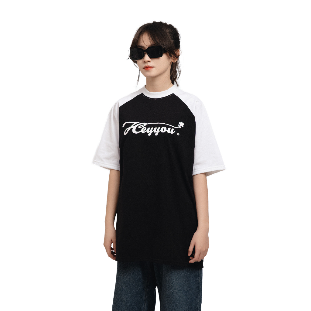 Áo thun Heyyou! Flower Raglan Tee